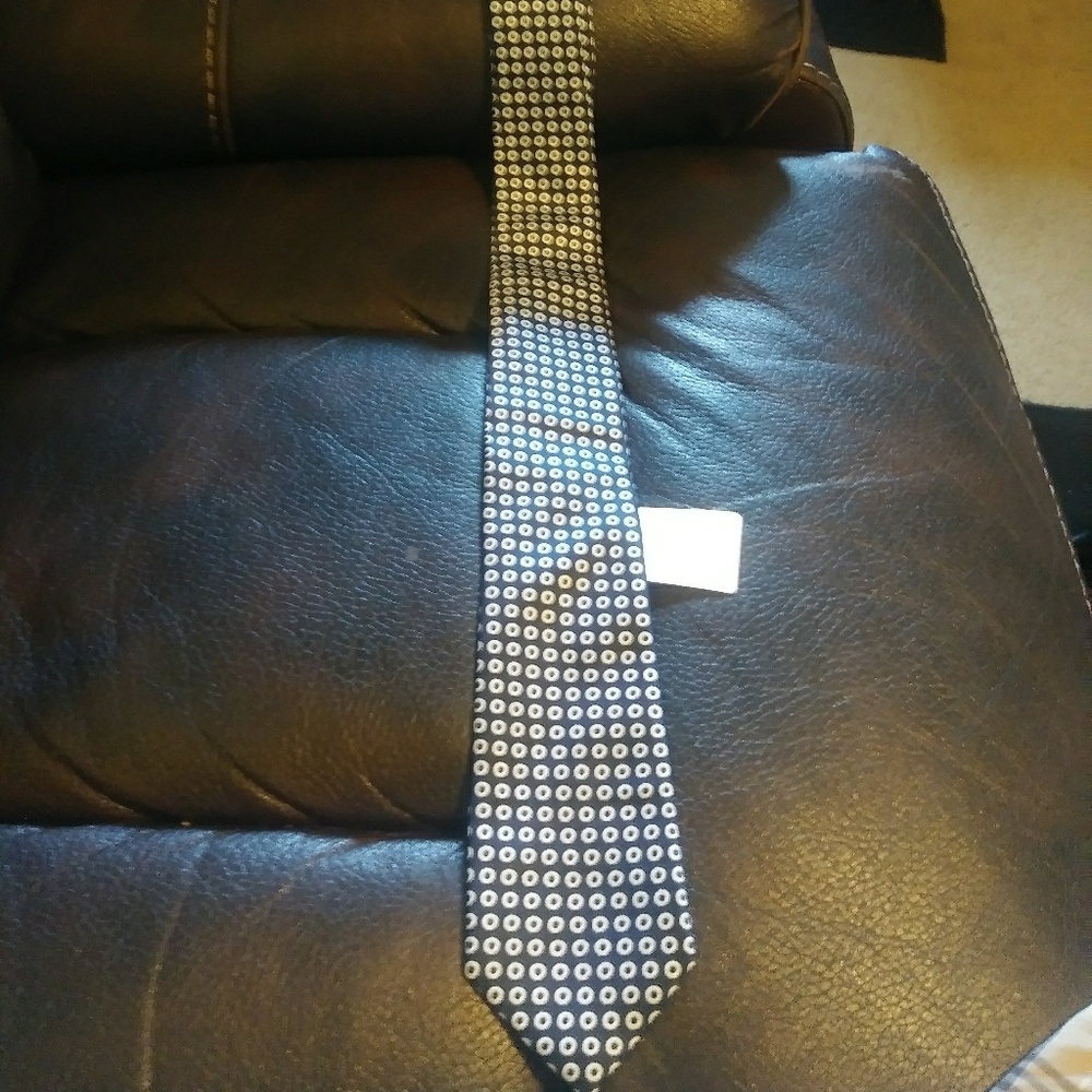 Mens Sean John Blue and white Tie